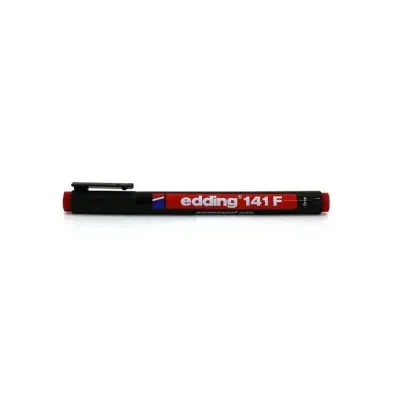EDDİNG 141 F KIRMIZI PERMANENT KALEM