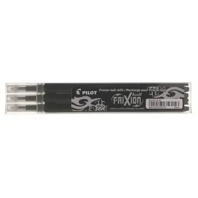 PİLOT FRIXION SİYAH KALEM YEDEK 3 LÜ BLS-FR7-B-S3
