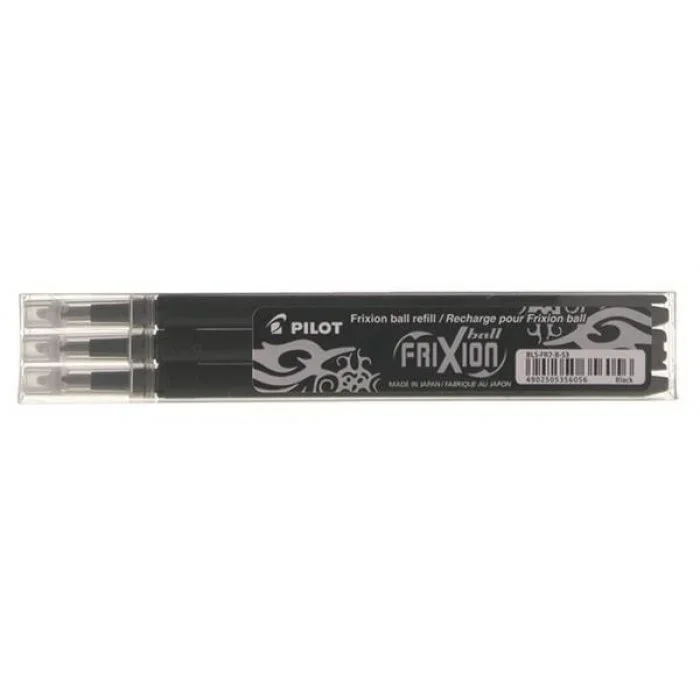 PİLOT FRIXION SİYAH KALEM YEDEK 3 LÜ BLS-FR7-B-S3