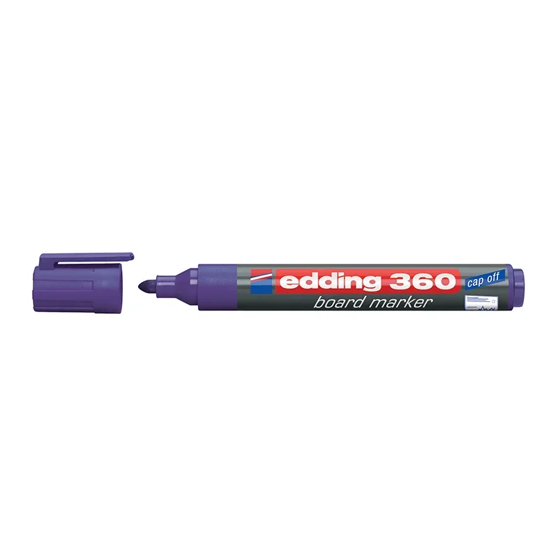 EDDİNG 360 MOR TAHTA KALEMİ