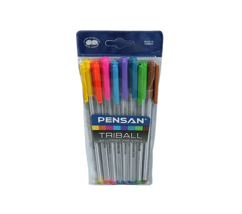 PENSAN 1003 TRIBALL 8 RENK TÜKENMEZ KALEM