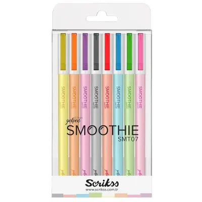 SCRİKSS SMOOTHİE JEL KALEM 8 Lİ BLİSTER