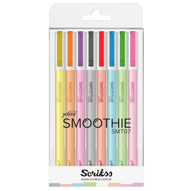 SCRİKSS SMOOTHİE JEL KALEM 8 Lİ BLİSTER