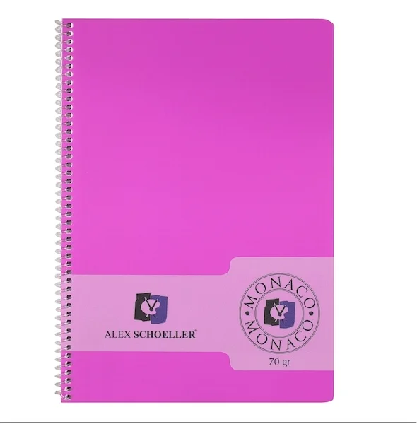 ALEX DEFTER A4 PP KAPAK SPİRALLİ 100 YP DÜZ ALX-814