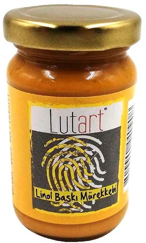 LUTART LİNOL BASKI MÜREKKEBİ 100 ML SARI LMB-6200-100-SAR