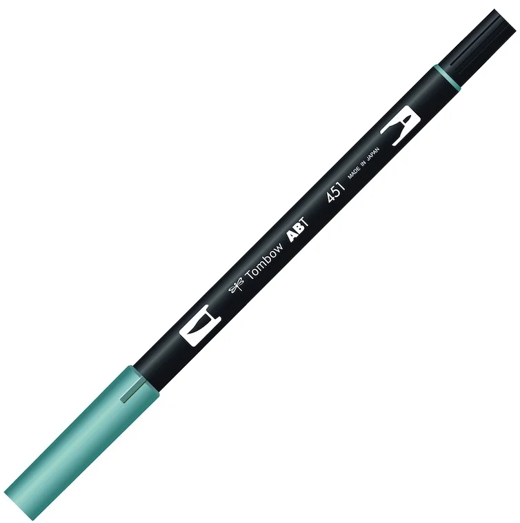 TOMBOW AB-T DUAL BRUSH PEN GRAFİK KALEMİ SKY BLUE (451) T-AB-T 451