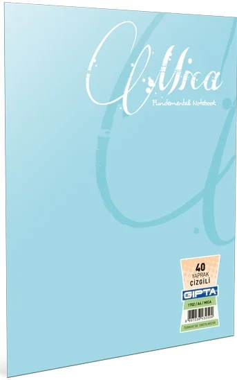 GIPTA DEFTER METAL NOTES A4 SPİRALLİ PP KAPAK 80 YP. KARELİ 4470
