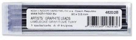 KOHINOOR GRAPHITE LEAD 3.8-90 2B 4820-02B001PK