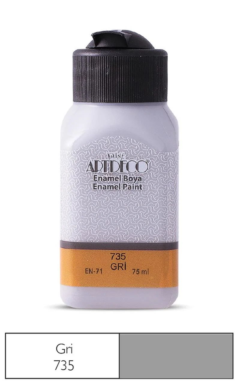 ARTDECO ENAMEL BOYA 75 ML GRİ Y-130I-735