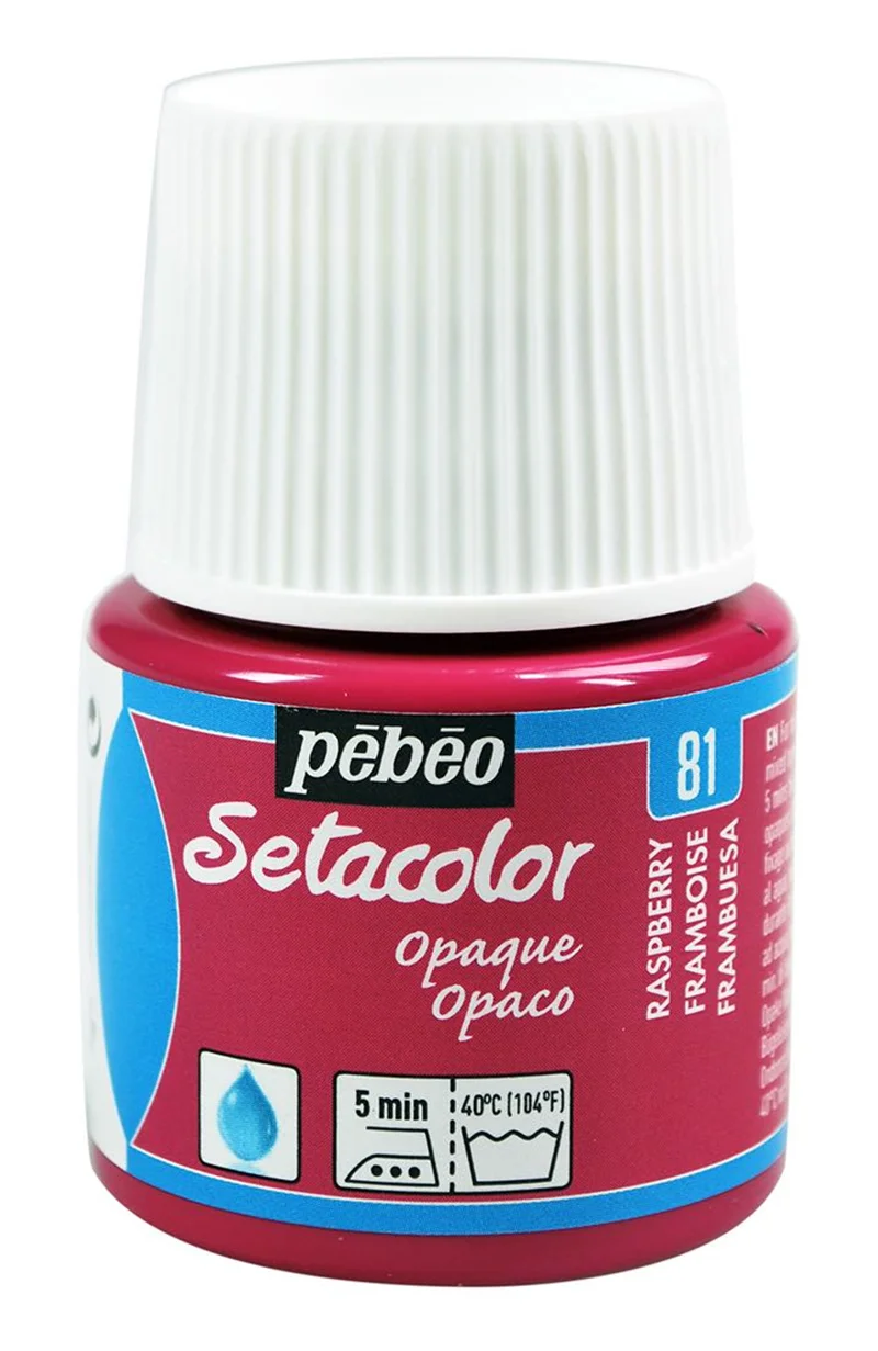 PEBEO KUMAŞ BOYASI SETACOLOR OPAQUE 45 ML 295*81 RASBERRY