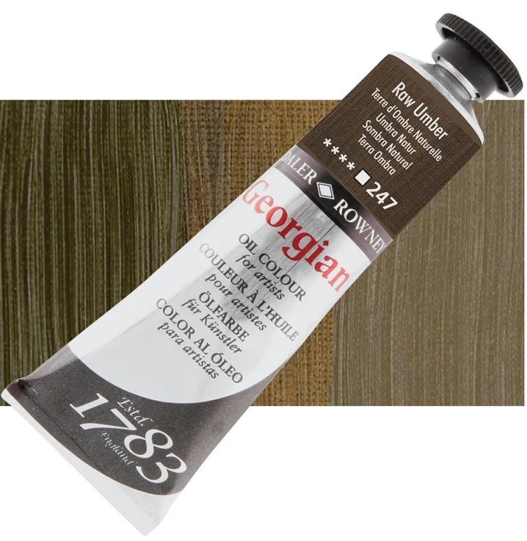 DALER ROWNEY YAĞLI BOYA GEORGIAN GOC SERİSİ 38 ML RAW UMBER 111014247