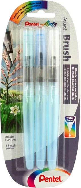PENTEL SULU FIRÇA ARTS AQUASH 3 LÜ BLS. Y XFRH-3-BFM