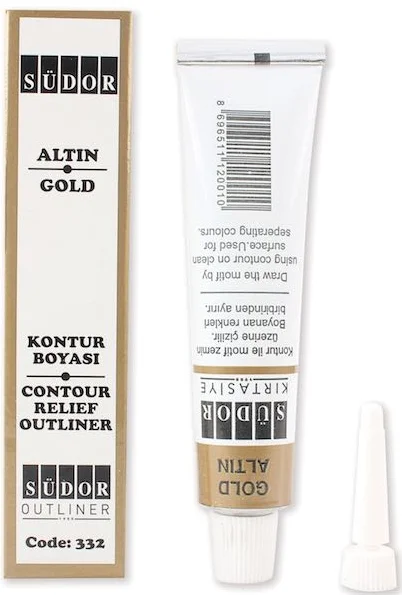 SÜDOR KONTUR BOYASI ALTIN 25 ML SD332