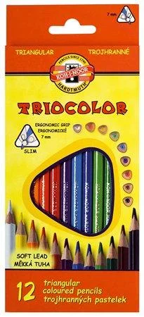 KOHINOOR SET TRIANGULAR COLOURED KALEM 3132 12KS