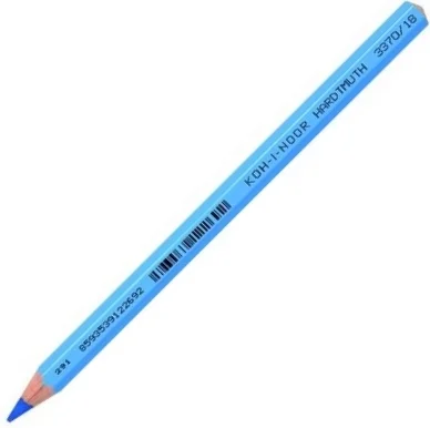 KOHINOOR JUMBO COLOURED KALEM 3370 LIGHT BLUE