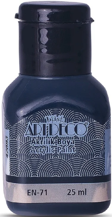ARTDECO AKRİLİK BOYA 25 ML SİYAH Y-070A-3618