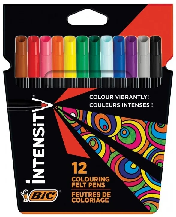 BIC KEÇELİ KALEM INTENSITY 12 RENK 978004
