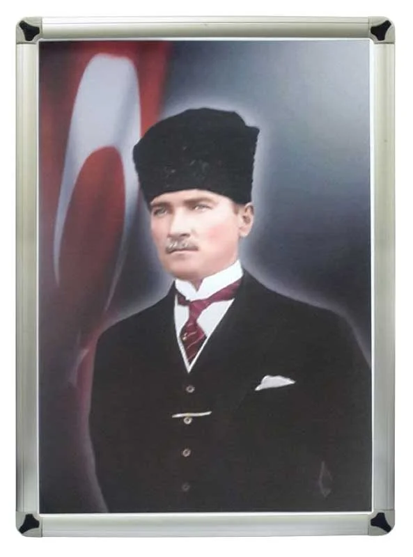 AKYAZI ATATÜRK METAL ÇERÇEVE 50X70 0946