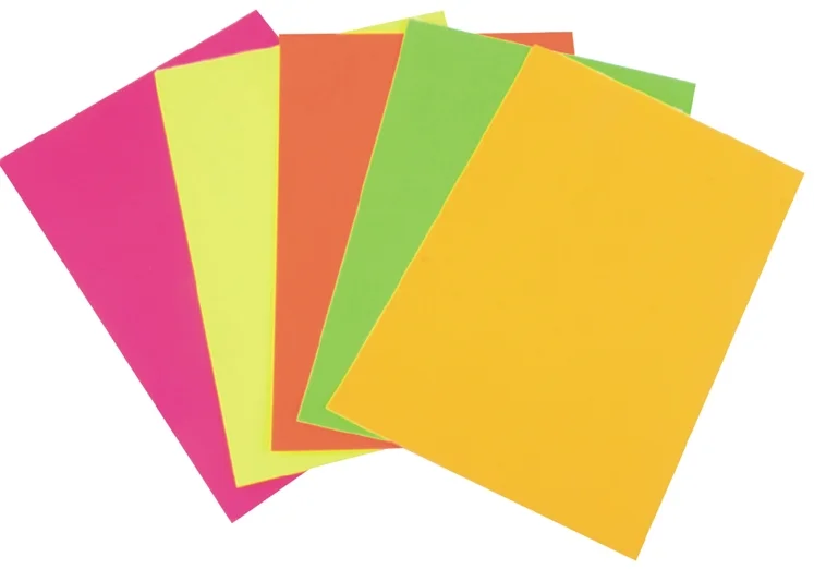LİNO FOSFORLU KARTON 20x30 5 RENK 10 PP-0151