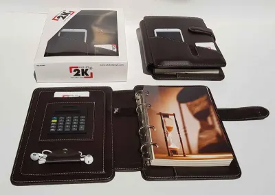 2K ORG. TEL.KILIFLI 4 HALKA KAHVE ÇİZGİLİ 5292