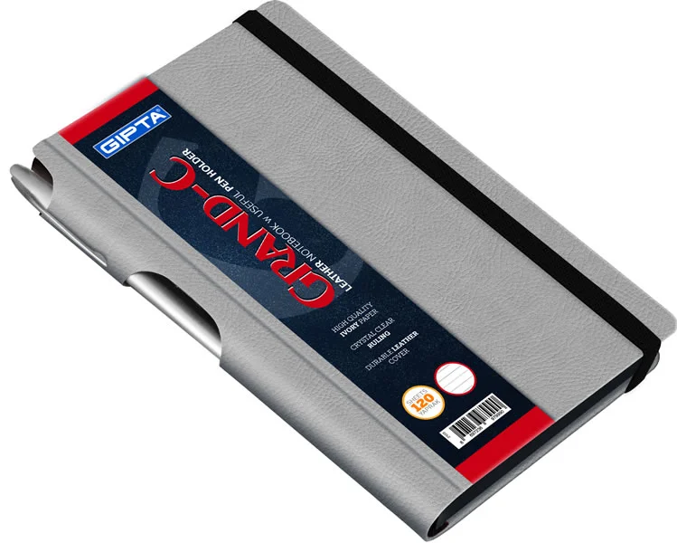 GIPTA DEFTER GRAND-C 9x14 İPLİK DİKİŞLİ SIRT KES.120 YP. ÇİZGİLİ 2101