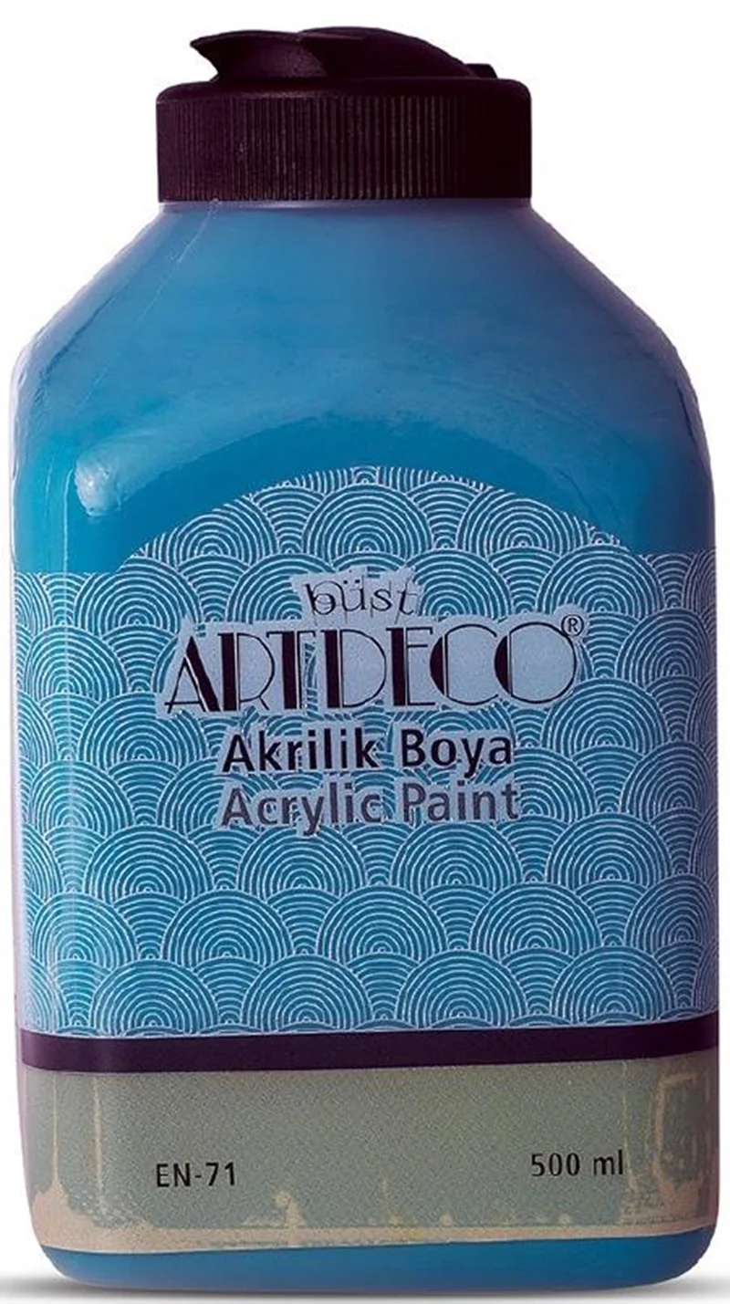 ARTDECO AKRİLİK BOYA 500 ML KELEBEK MAVİ Y-070L-3044
