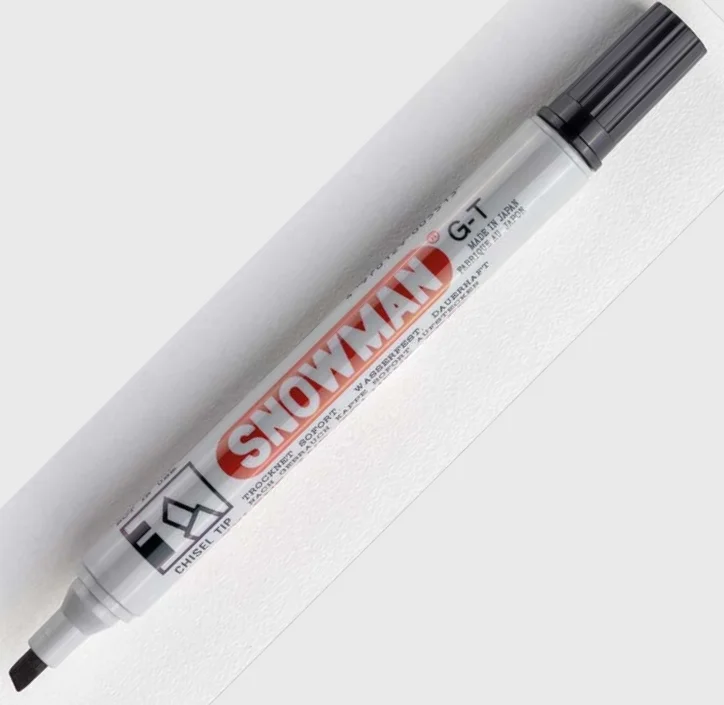 SNOWMAN PERMANENT MARKÖR KESİK UÇ G-12T SİYAH