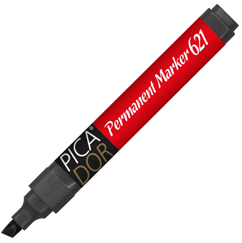 PICADOR PERMANENT MARKER 621 KESİK UÇ SİYAH