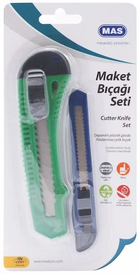 MAS MAKET BIÇAĞI BLİSTERLİ SET BÜYÜKKÜÇÜK 578