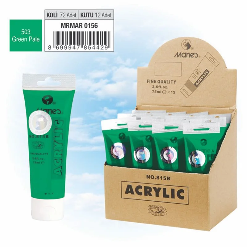 MARIES AKRİLİK BOYA 75 ML 815-503 GREEN PALE