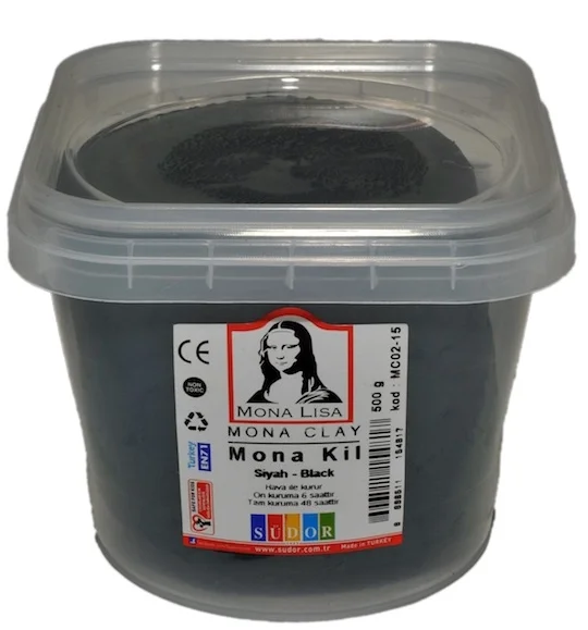 SÜDOR KİL MONA 500 GR SİYAH MC02-15