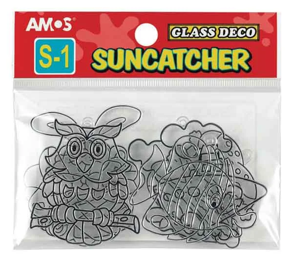 AMOS CAM BOYAMA GLASS DECO PLEKSİ KÜÇÜK BOY 6 LI SDO PP-S1