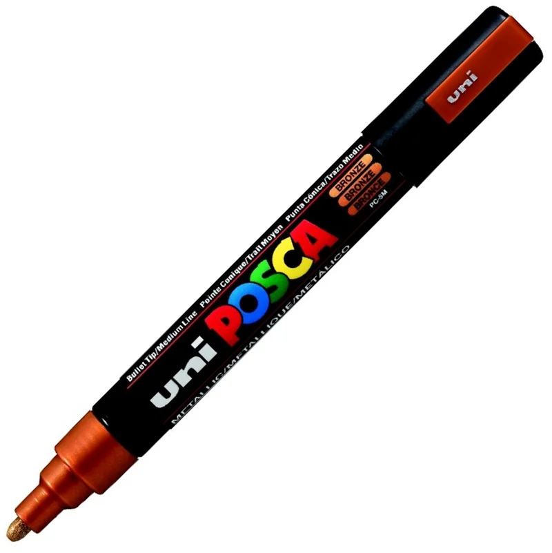 UNİ POSTER MARKÖRÜ POSCA PC-5M 1.8-2.5 METALİK BRONZ