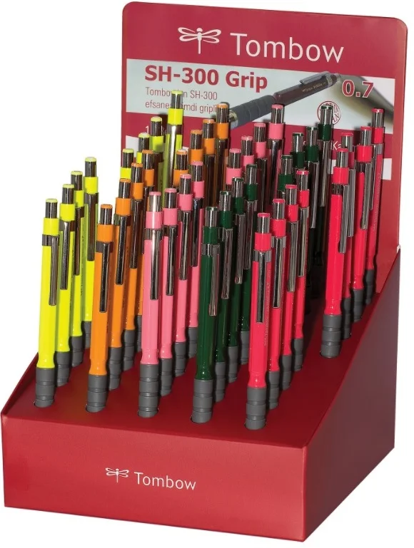 TOMBOW VERSATİL KALEM SH-300 GRIP 0.5 STANDLI SET (120 ADET) T-A-TX6-SH 05