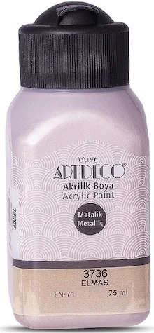 ARTDECO AKRİLİK BOYA METALİK 75 ML ELMAS Y-071I-3736