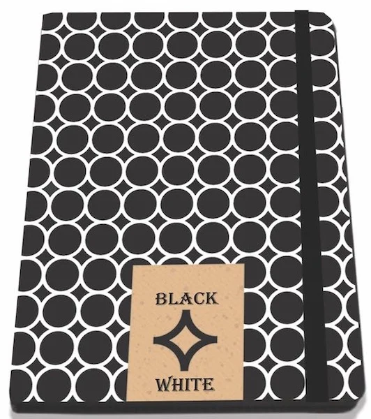 LİZ DEFTER 14x20 OFSET LASTİKLİ 120YP 90GR SİYAH OFSYH34