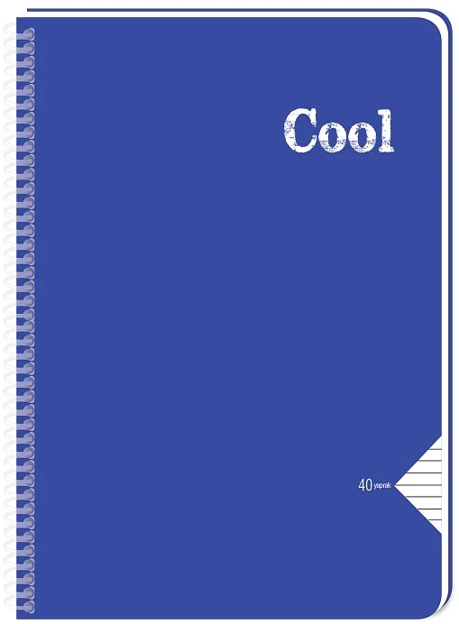 KESKİN DEFTER COLL A4 SPİRALLİ PP KAPAK 40 YP. KARELİ 321592-99
