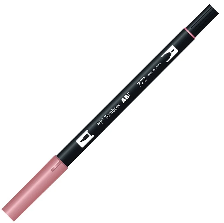 TOMBOW AB-T DUAL BRUSH PEN GRAFİK KALEMİ DUSTY ROSE (772) T-AB-T 772
