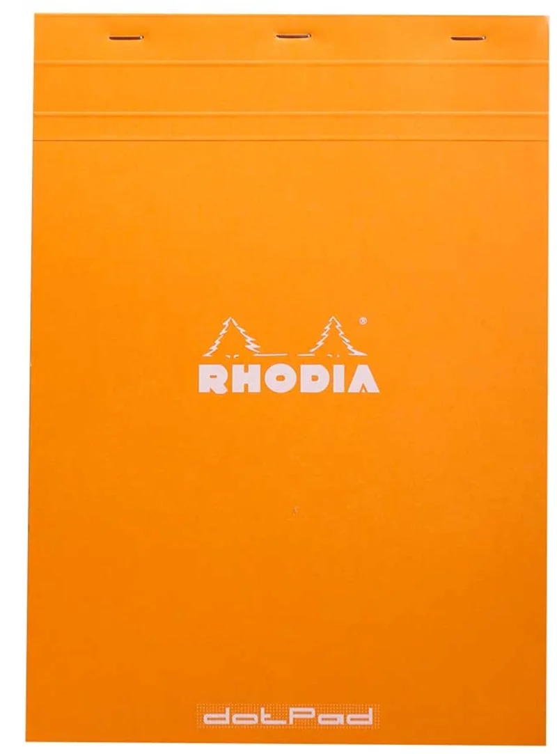 RHODIA BLOKNOT BASIC DİKİŞLİ A4 80 GR 80 YP DOT TURUNCU RA18558