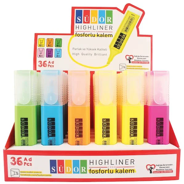 SÜDOR FOSFORLU KALEM 36 SET MB06