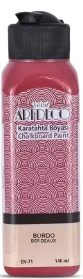 ARTDECO KARATAHTA BOYASI 140 ML BORDO Y-074R-3643