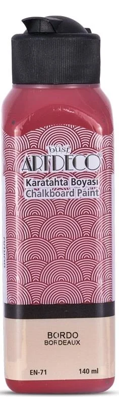 ARTDECO KARATAHTA BOYASI 140 ML BORDO Y-074R-3643