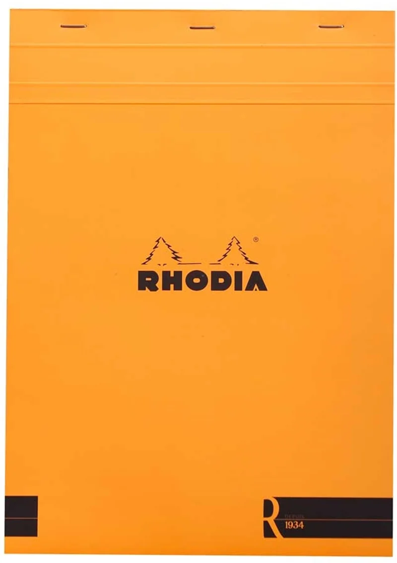 RHODIA BLOKNOT BASIC SOFT TOUCH IVORY KAĞIT A4 90 GR 70 YP ÇİZGİLİ TURUNCU RS182011