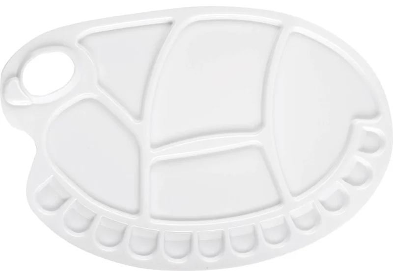 MONART PALET OVAL PLASTİK BÜYÜK BOY PT017