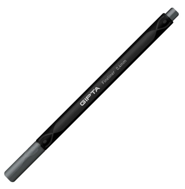 GIPTA FINELINER 0,4 MM GRİ K600015