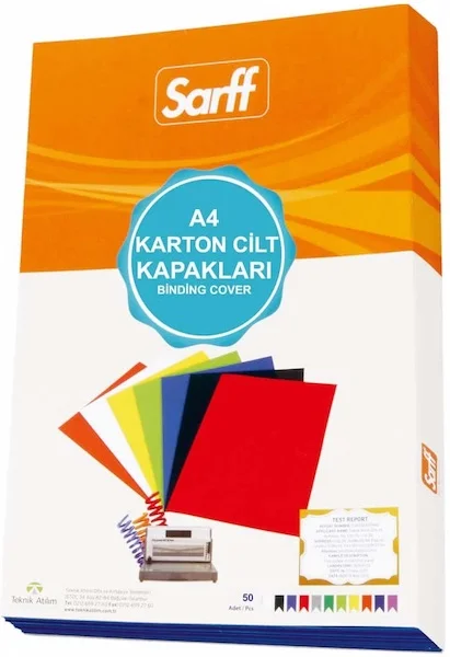 SARFF CİLT KAPAĞI A3 160M PVC LACİVERT 100LÜ 15201031