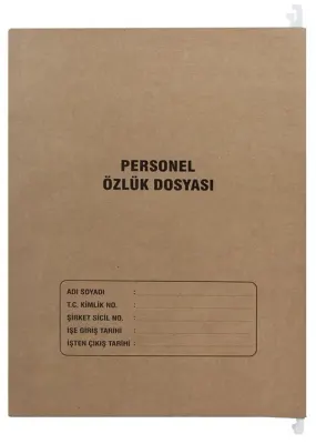 DİLMAN PERSONEL ÖZLÜK DOSYASI ASKILI DOSYA SEPERATÖRLÜ 4 LÜ 9229