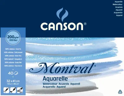 CANSON SULU BOYA BLOĞU MONTVAL 32x41 200 GR 40 SF 200807359