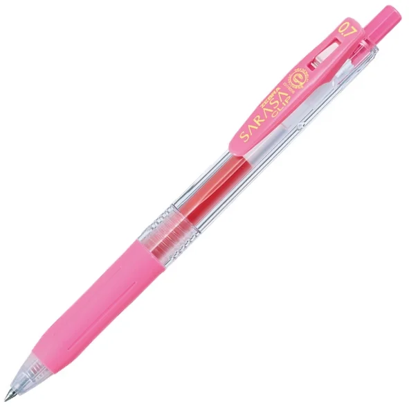 ZEBRA JEL KALEM SARASA CLIP 0.7 PEMBE SRC-0.7-PMB