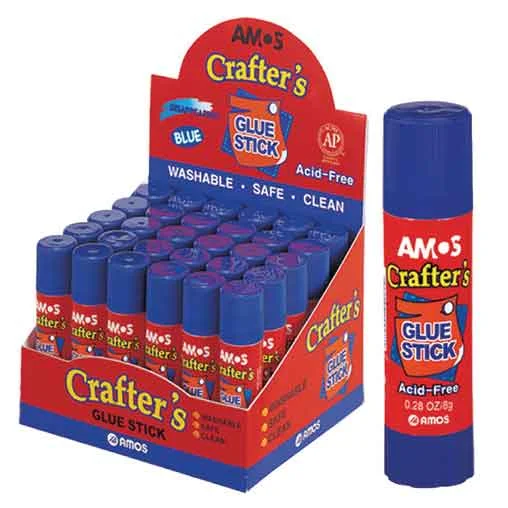 AMOS YAPIŞTIRICI STICK  8 GR SİHİRLİ MAVİ GSB8N
